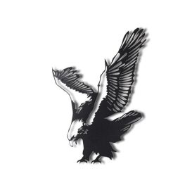 Eagle Fali fém dekoráció 52x40  Fekete