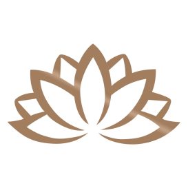Lotus Flower 2 - Copper Fali fém dekoráció 60x35  Réz
