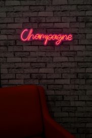 Champagne - Pink Dekoratív műanyag LED világítás 60x2x18  Rózsaszín
