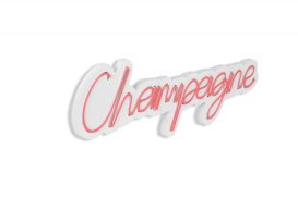 Champagne - Pink Dekoratív műanyag LED világítás 60x2x18  Rózsaszín