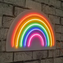   Rainbow - Multicolor Dekoratív műanyag LED világítás 50x2x26  Multicolor