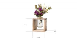Cero - Wooden Virágtartó 20x15x20  Fa