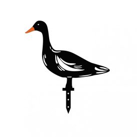 Ducks 6 darabos Kerti dekoráció  Fekete