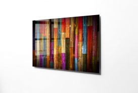 UV-002 - 70 x 100 Dekoratív edzett üveg festmény 100x70  Multicolor