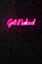 Get Naked - Pink Dekoratív műanyag LED világítás 62x2x20  Rózsaszín