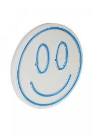 Smiley - Blue Dekoratív műanyag LED világítás 27x27  Kék