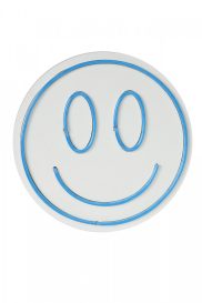 Smiley - Blue Dekoratív műanyag LED világítás 27x27  Kék