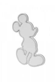 Mickey Mouse - White Dekoratív műanyag LED világítás 27x3x49  Fehér