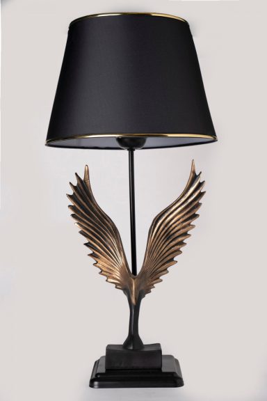 Aigle - Gold Enteriőr dizájn Asztali lámpa  Fekete
Arany 15x15x65 cm