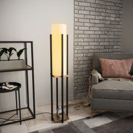 Shelf Lamp - 8129 Enteriőr dizájn Állólámpa  Fekete
Arany 25x20x130 cm