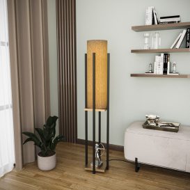Shelf Lamp - 8130 Enteriőr dizájn Állólámpa  Fekete
Arany 25x20x130 cm