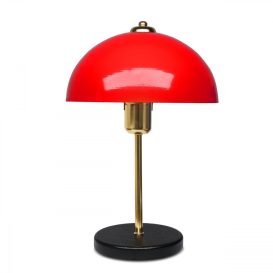 AYD-3680 Enteriőr dizájn Asztali lámpa  Piros 23x23x38 cm
