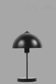 Lungo 8755-1 Enteriőr dizájn Asztali lámpa  Fekete 25x25x40 cm