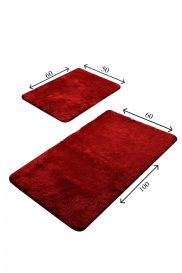 Colors of Fürdőszoba szőnyeg szett (2 darab)  Piros