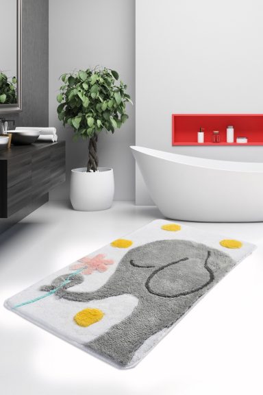 Büyük Fil Akril fürdőszoba szőnyeg  Multicolor