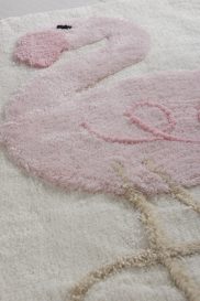 Pink Flamingo Akril fürdőszoba szőnyeg szett (2 darab)  Multicolor