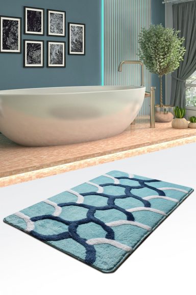 Elegant (70 x 120) Akril fürdőszoba szőnyeg  Multicolor
