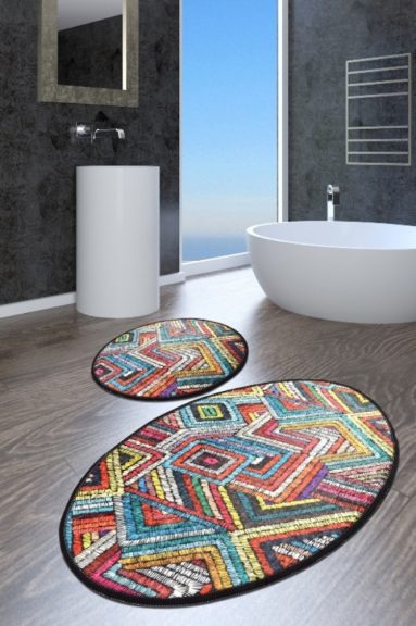 Maglie DJT Fürdőszoba szőnyeg szett (2 darab)  Multicolor