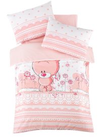 Pinky Ranforce Baby ágyneműhuzatszett  Rózsaszínű fehér