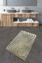 Wave (70 x 120) Akril fürdőszoba szőnyeg  Kő