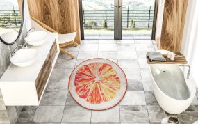 Greyfurt Djt (80 cm) Fürdőszoba szőnyeg  Multicolor
