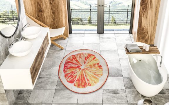Greyfurt Djt (140 cm) Fürdőszoba szőnyeg  Multicolor