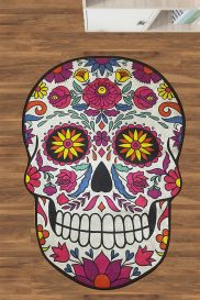 Skull Djt (80 x 120) Fürdőszoba szőnyeg  Multicolor