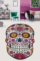 Skull Djt (100 x 150) Fürdőszoba szőnyeg  Multicolor