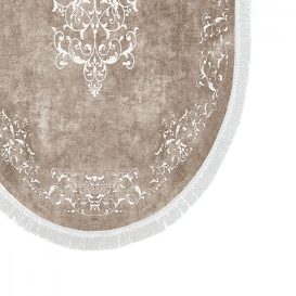 410616 - O Fürdőszoba szőnyeg szett (2 darab)  Bézs fehér