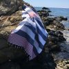 Sultan Fouta (strand törölköző)  Piros kék fehér