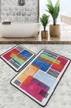   Milora - 16 Fürdőszoba szőnyeg szett (2 darab)  Multicolor