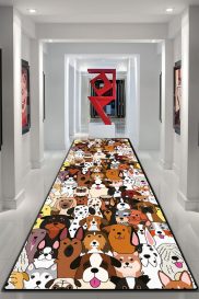 Dogs Szőnyeg (80 x 150)  Multicolor