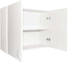 Cassio alsó-felső konyhaszekrény szett 80 cm fehér színben
