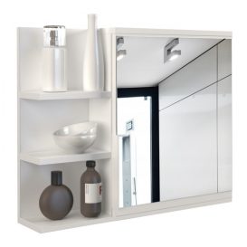 Adino Lungo fürdőszoba bútor szett Ikeany alsószekrénnyel, mosdóval, Adino tükrös szekrénnyel