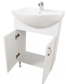 Ikeany Fürdőszobai szekrény mosdóval 55 cm fehér 