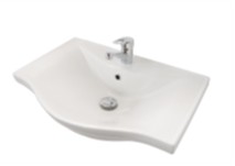 Bazena55  III NEW Fürdőszobai alsószekrény mosdóval 55 cm fehér