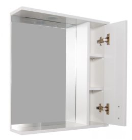 Ikeany 60 fürdőszobai alsószekrény mosdóval Oglio60 tükrös szekrénnyel Luna S40 magas szekrénnyel