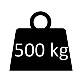 Fémpolc 875 kg nagy teherbírású, MDF lappal R100