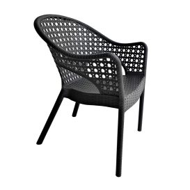 XXL Erős műrattan kerti szék stabil 150 kg terhelhetőséggel