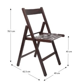 Tatti Összecsukható  Bükkfa szék Wenge
