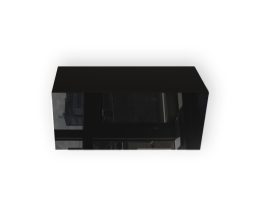 Salas E3 Magasfényű nappali szekrény elem Fekete