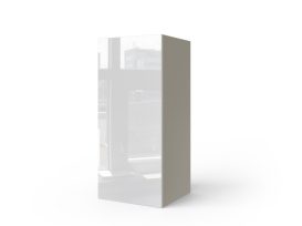 Salas 03 Magasfényű 9 modul Nappali fali bútorszett Fehér