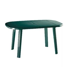 Santorini 2 személyes kerti bútor szett, zöld asztallal, 2 db Palermo zöld székkel