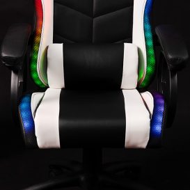 X-Style Combat 4.0 LED Gamer szék  Black-White