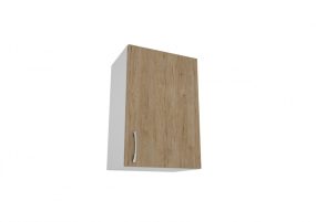   Benita 1 ajtós Felső konyhaszekrény  Természetes fa-Fehér 40x30x60 cm