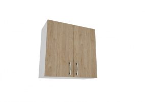   Benita 2 ajtós Felső konyhaszekrény  Természetes fa-Fehér 60x30x60 cm
