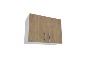   Benita 2 ajtós Felső konyhaszekrény  Természetes fa-Fehér 60x30x45 cm