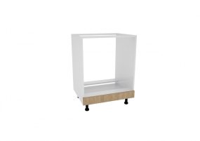   Benita  Beépíthető konyhaszekrény  Természetes fa-Fehér 60x50x80 cm