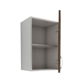 Benita 1 ajtós Felső konyhaszekrény  Bronz Tölgy-Fehér 40x30x60 cm