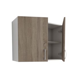 Benita 2 ajtós Felső konyhaszekrény  Sonoma Tölgy-Fehér 80x30x60 cm